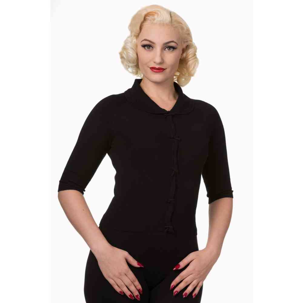 Dancing Days - April Cardigan - Noir Product image